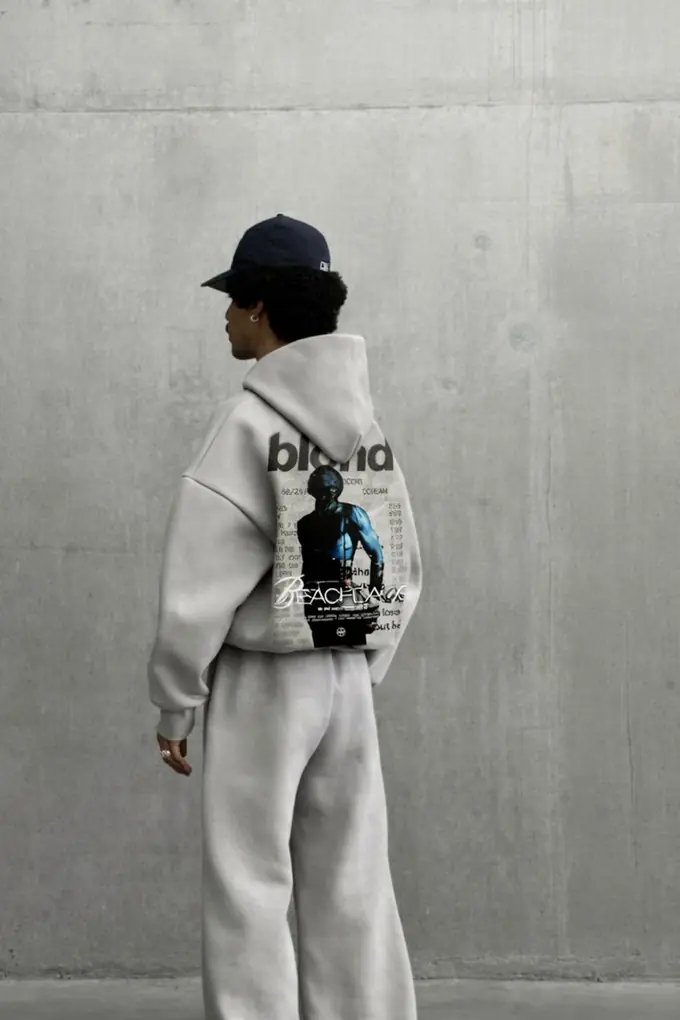 Layerstop Blond hoodie, lookbook