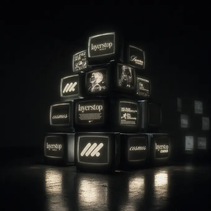 Layerstop World, CRT stack 3D render