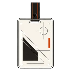 Paddock credential pass on a lanyard